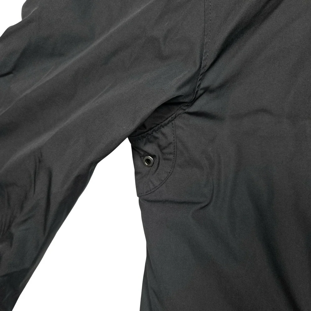 Vtg Polo‎ Ralph Lauren Jacket Fleece Lined Mens Large Black Removeable Hooded